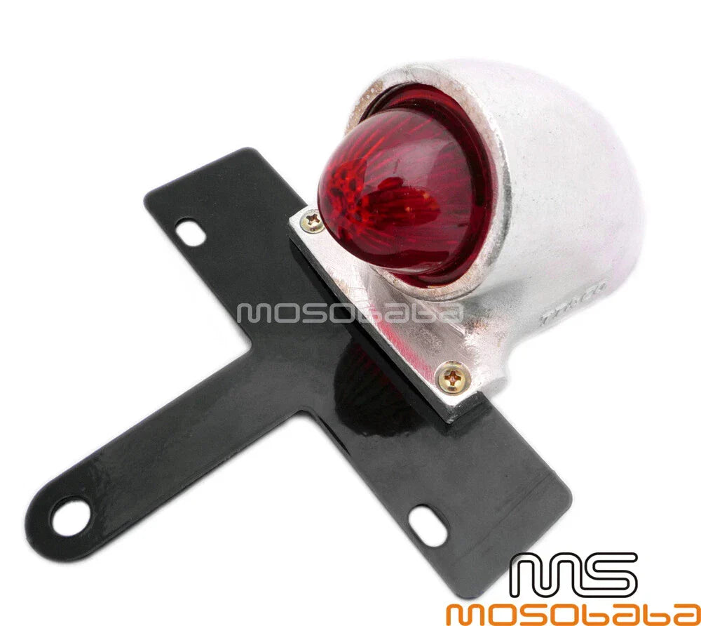 Brake Tail Light License Plate Bracket for Cafe Racer Bobber Custom