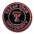 12" Round Metal Sign for Texas Tech Red Raiders (University)