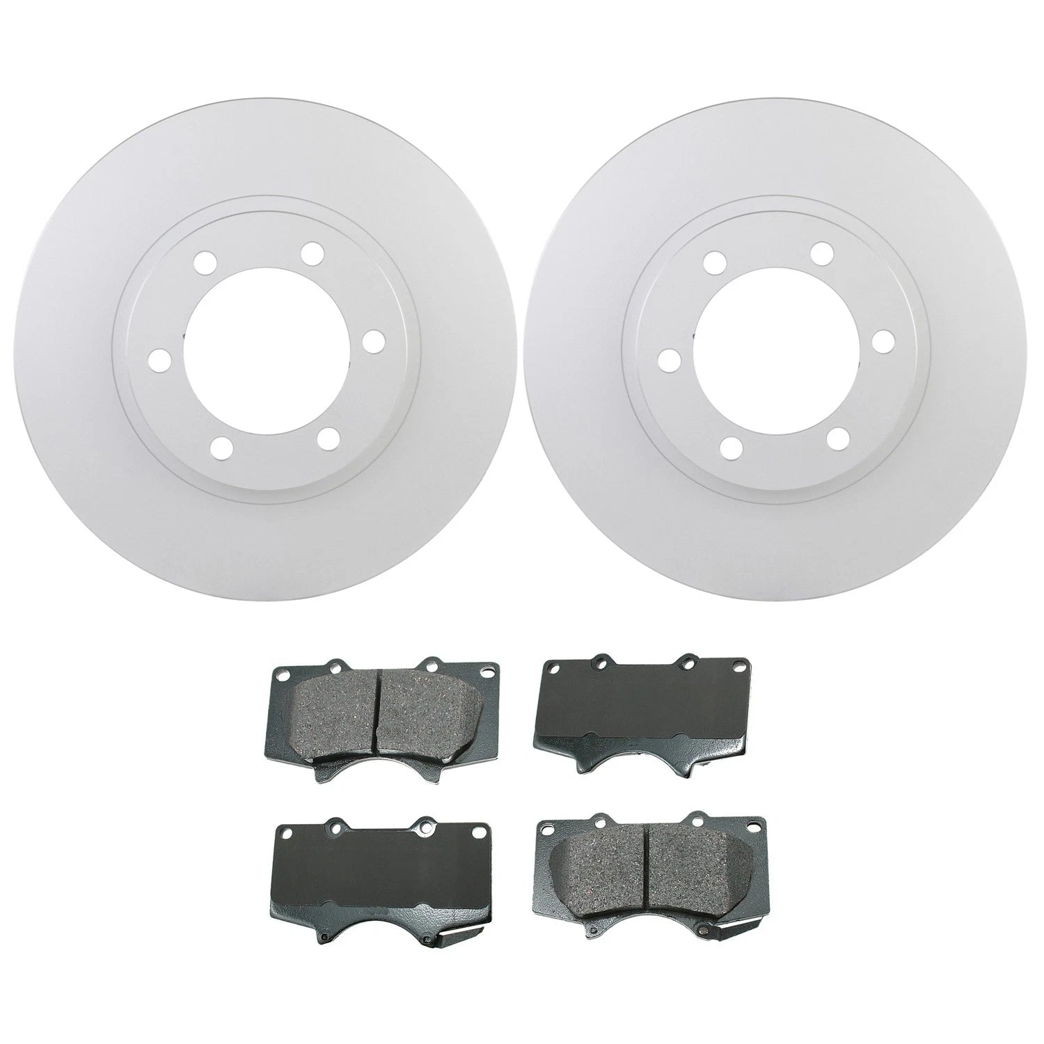 Front Rotors & Akebono ProACT Ceramic Brake Pads for Lexus GX470 (2003–2009)