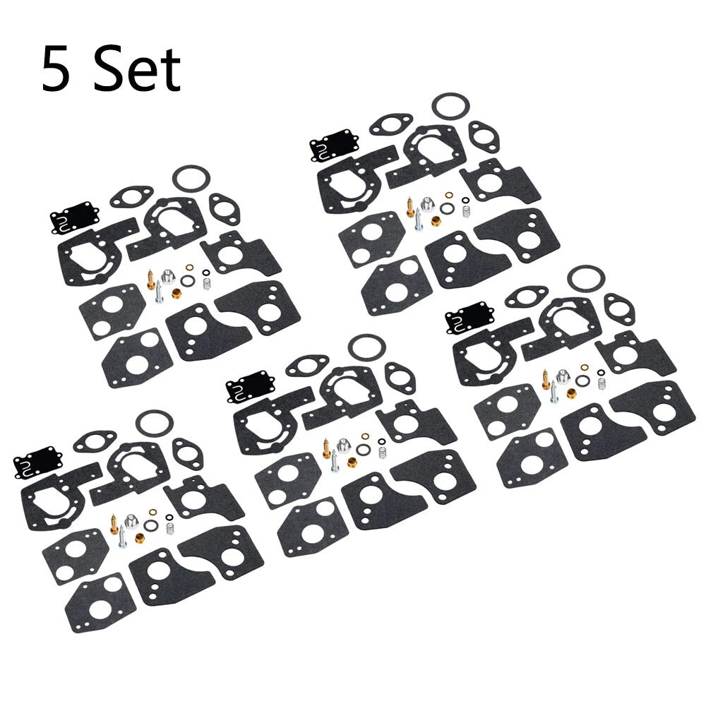 Set of 5 Carburetor Repair Kits for B&S Engines (495606, 494624)