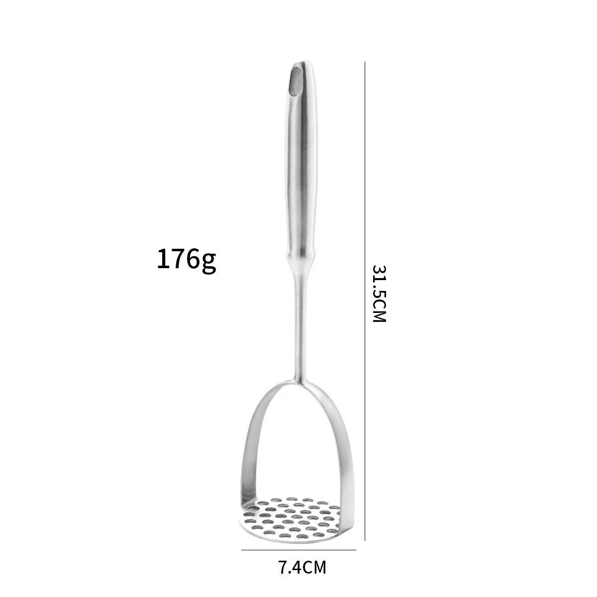 Stainless Steel Potato Masher for Cooking (Professional)