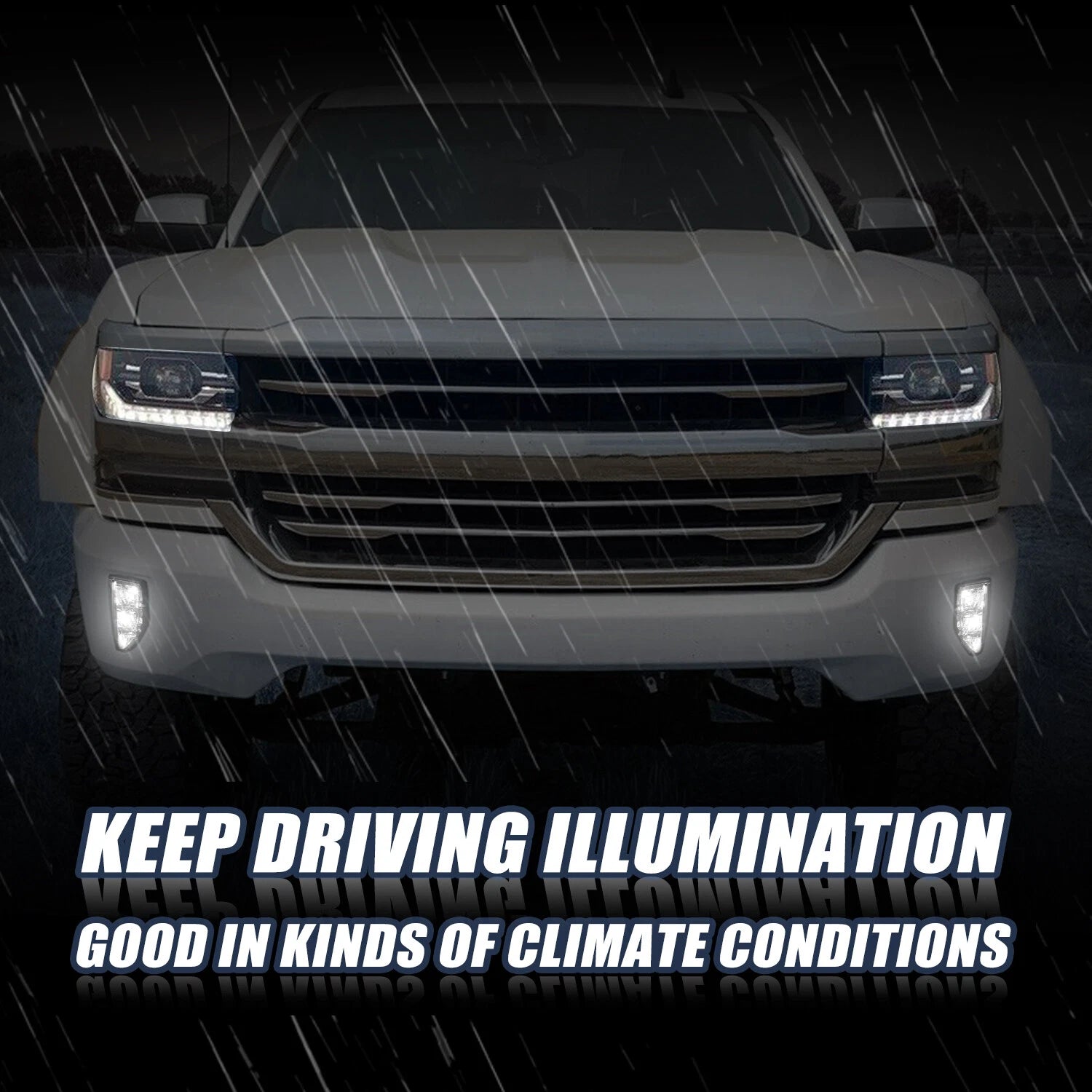 LED Fog Lights for Chevy Silverado 1500 (2016–2018)
