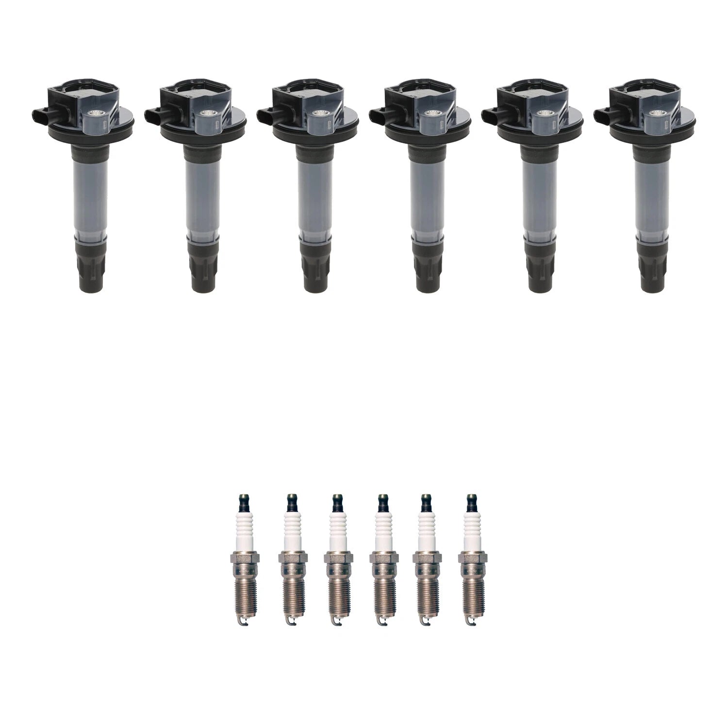 Set of 6 Ignition Coils & Spark Plugs for Ford Explorer F-150 V6