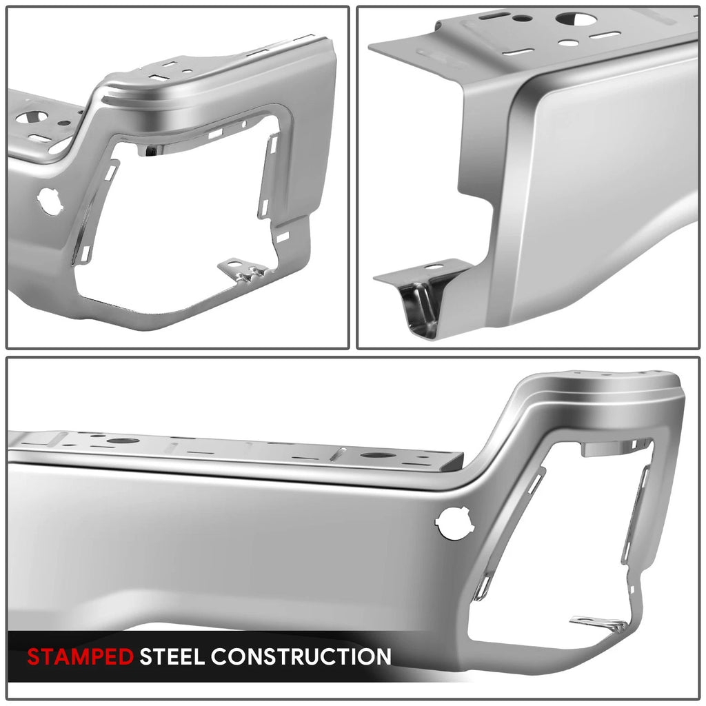 Chrome Right Rear Bumper End Cap for Ford F-250 SD (2023–2025) w/ Sensor Hole