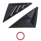 ABS Plastic Side Louvers for Honda Civic Hatchback (2022–2025) Gloss Black