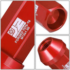 Set of 20 Closed End Lug Nuts M12 X1.5 25mm OD for