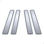 4Pc Chrome Pillar Post Covers Replacement for Saturn Vue (2002–2007)