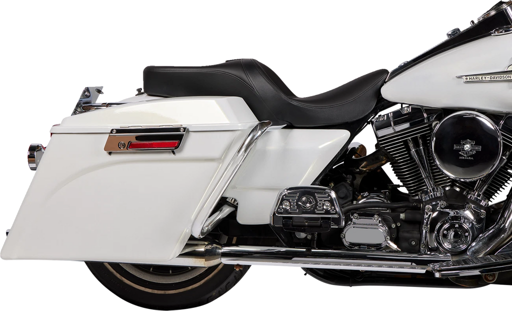 Freedom Seat for Harley FLH (1997–2007) - Solar Leather - Black