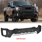 Black Steel Front Bumper for GMC Sierra 2500 HD 3500 HD (2020–2023)