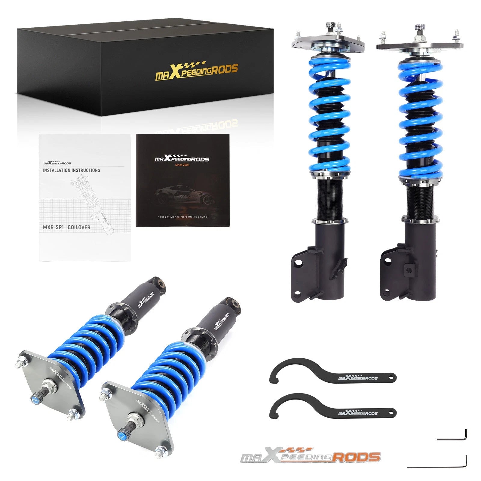 24-Step Adjustable Coilovers Lowering Kit for Subaru Crosstrek (2013–2017)