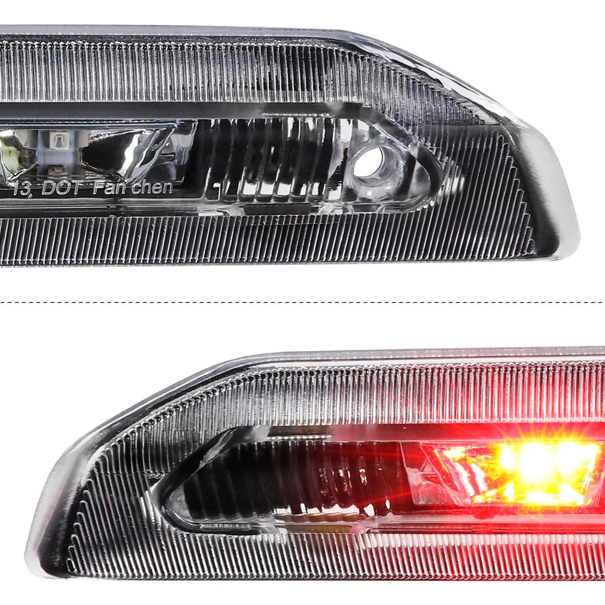 Full LED Third Tail Brake Light for Ford Escape (2013–2018) Chrome