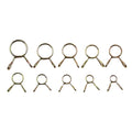 126Pcs Fuel Line Hose Tubing Spring Clips Clamps Assortment Kit for Motorcycle