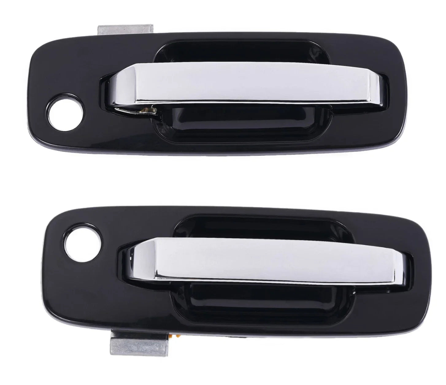 2 x Front LH+RH Chrome Black Outer Door Handle for Nissan X-Trail (2001–2007)