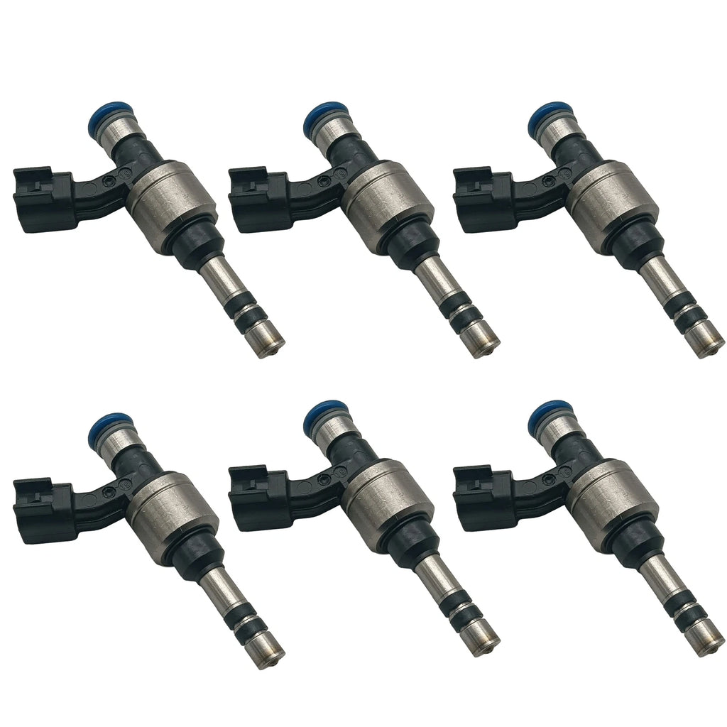 Set of 6 Fuel Injectors for Buick Chevrolet GMC SAAB Cadillac 3.0L (2010–2011)
