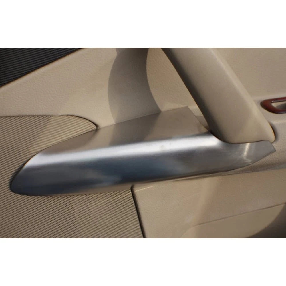 2pc Brushed Stainless Steel Knee Guard for Chevrolet Corvette C6 (2005–2013)