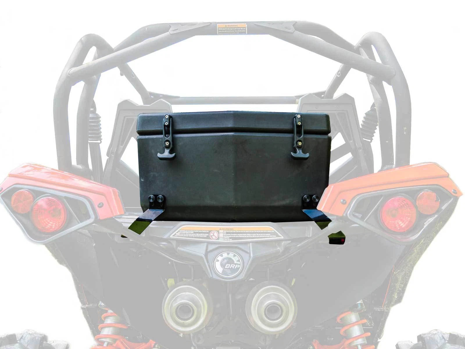 SuperATV Heavy Duty Rear Cargo Box for Can-Am Maverick/MAX (2013–2023)