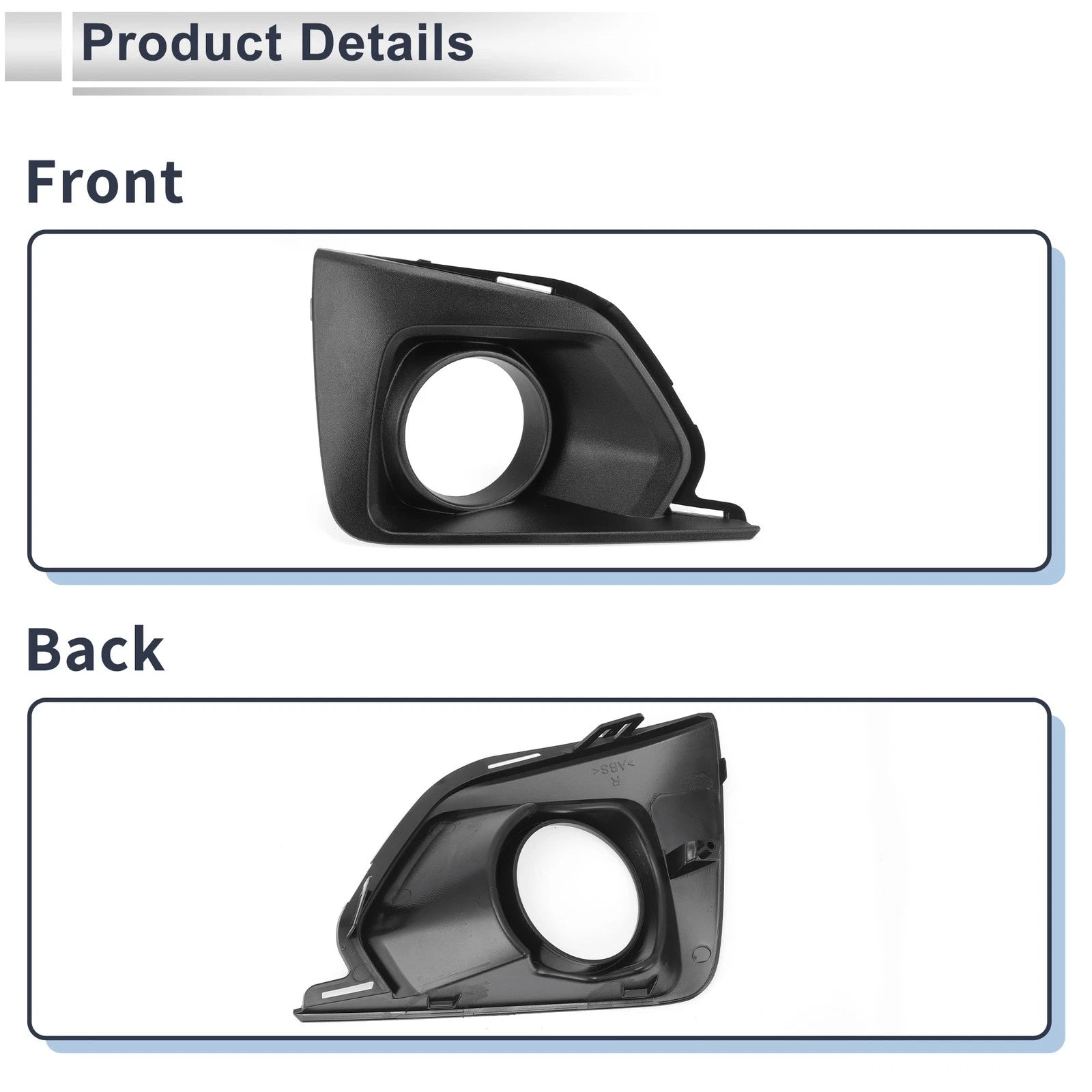 1 Pc Fog Light Grill for Chevrolet Traverse (2018–2019) No. 23234810