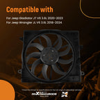 Radiator Fan for Jeep Wrangler JL/Gladiator JT V6 3.6L (2018–2024)