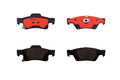 Set of 4 Brembo Rear NAO Ceramic Disc Brake Pads for Dodge Durango Jeep Grand Cherokee