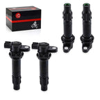 Ignition Coils 4 Pcs for Yamaha WaveRunner FX Cruiser FX1100 HO (2004–2008)