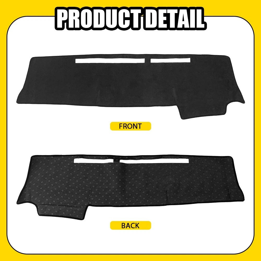 Dashboard Mat Pad for Nissan Titan (2004–2012) Black