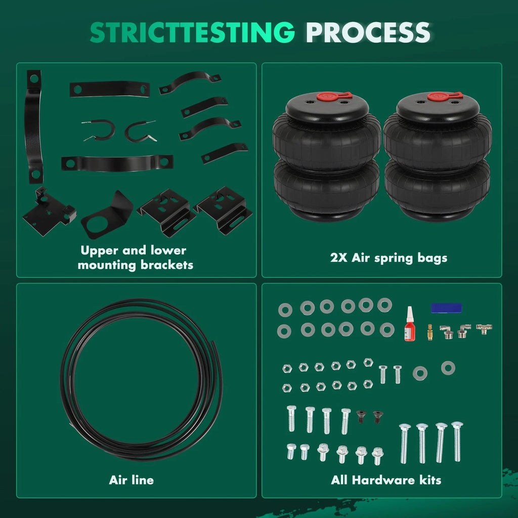 Rear Air Helper Spring Leveling Kit for Silverado Sierra 2500 (2001–2010)