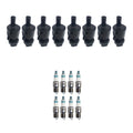 Set of 8 Ignition Coils & Denso Iridium Spark Plugs for Express 1500 2500 (2003–2021)