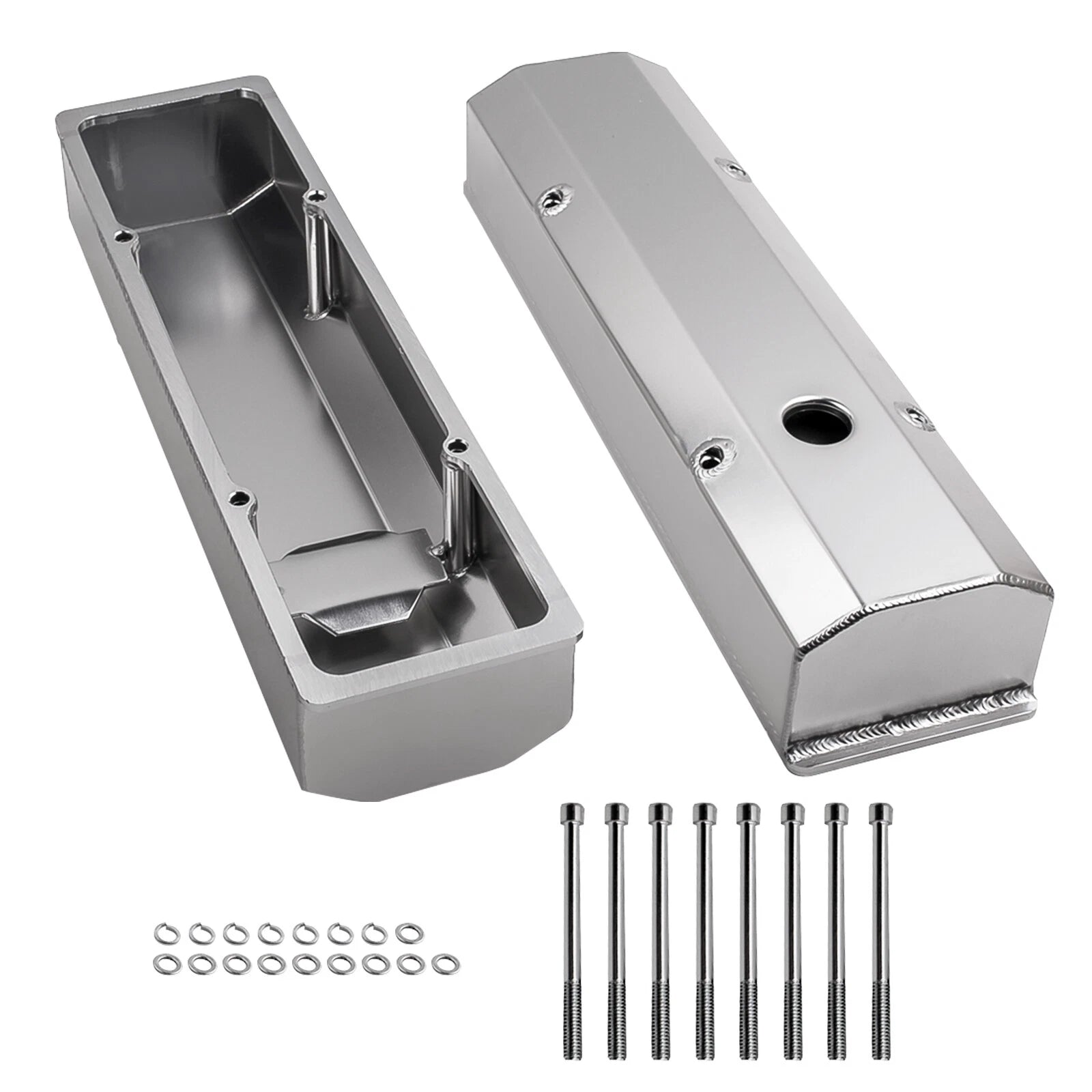 Tall Aluminum Valve Covers for Ford Small Block 429 460 (1968–Present)