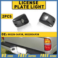 Set of 2 White LED License Plate Lights for Toyota Tacoma (1995–2004)
