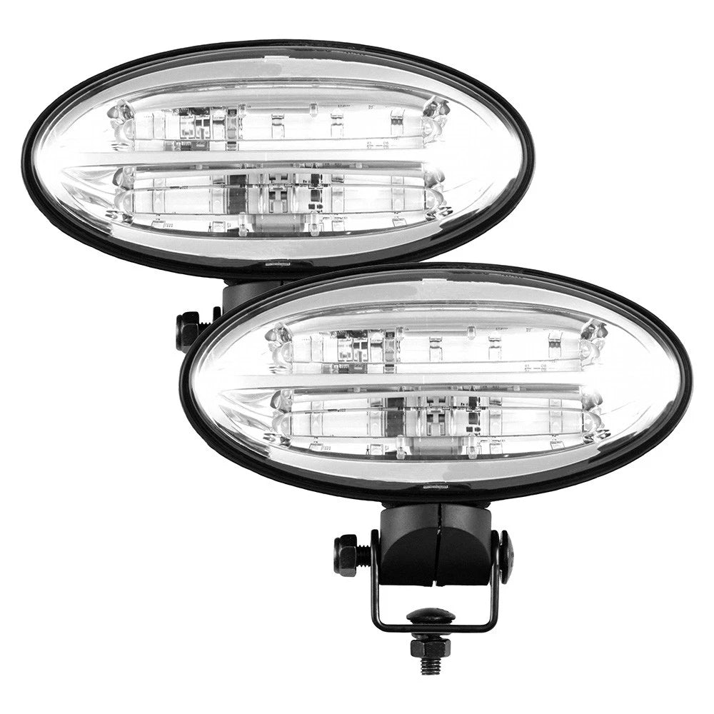 LED Flood Beam Pedestal Mount Light Set for John Deere (Replaces 86044306)
