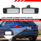 2X White LED License Plate Light for Infiniti Q45 (2002–2006)