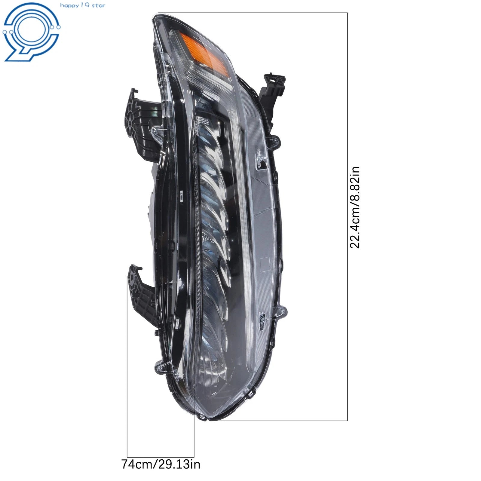 LED Headlights for Honda Accord Hybrid Touring (2018–2020) W/Blue Headlamps