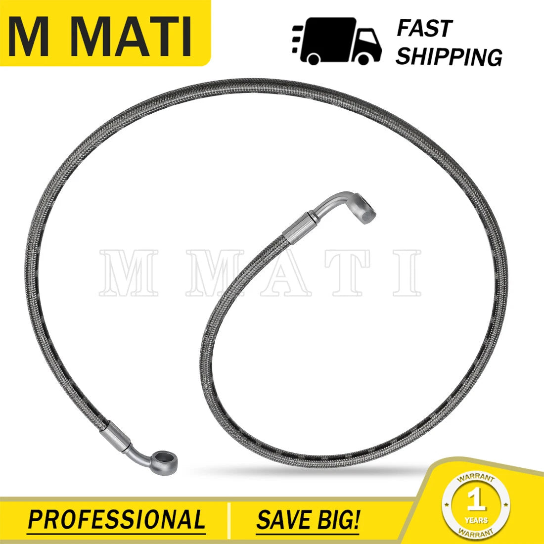 Front Right Brake Hose Line for Polaris Ranger 500 2012–2022, Ranger 570 2015–2021