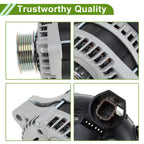 Alternator 130A 12V for Honda Pilot (2009) No. 31100RGWA01