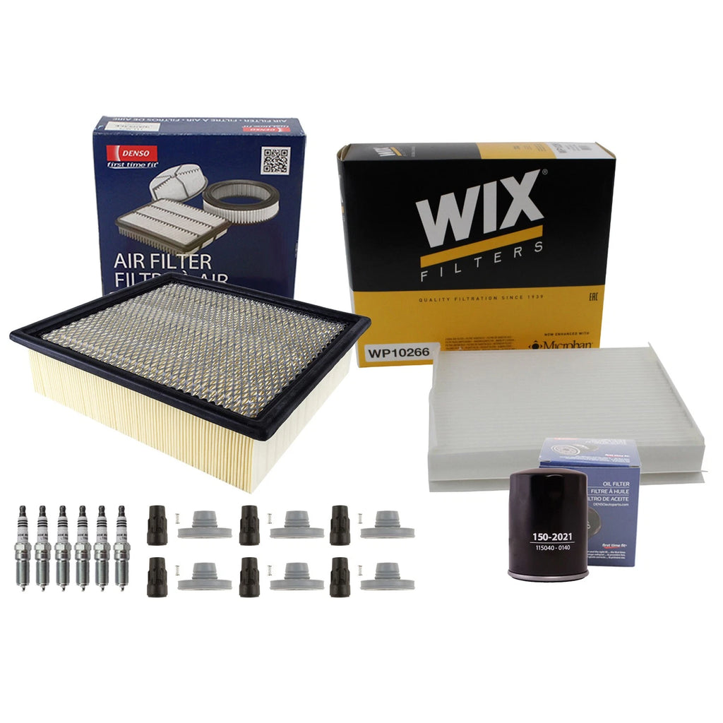 Denso Tune Up Kit with NGK 6 Spark Plugs & Boots for Ford F-150 (2015–2020)