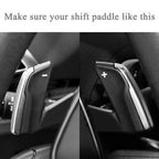 Alu Steering Wheel Paddle Shifter Extensions for Peugeot 3008 5008 GT (17-19)