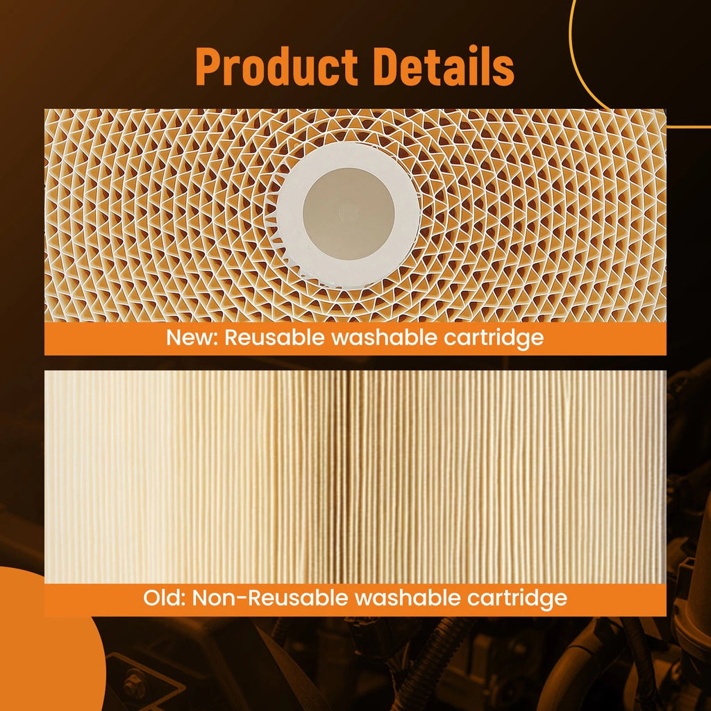 Engine Air Filter for Chevrolet Silverado 2500HD GMC Sierra 6.6L Diesel (2001-2007)