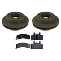 ACDelco Front Brake Kit 323mm Disc Rotors Pads for GMC Sierra 2500 (1999)