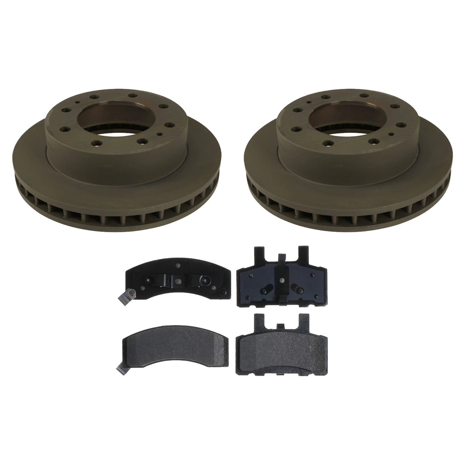 ACDelco Front Brake Kit 323mm Disc Rotors Pads for GMC Sierra 2500 (1999)