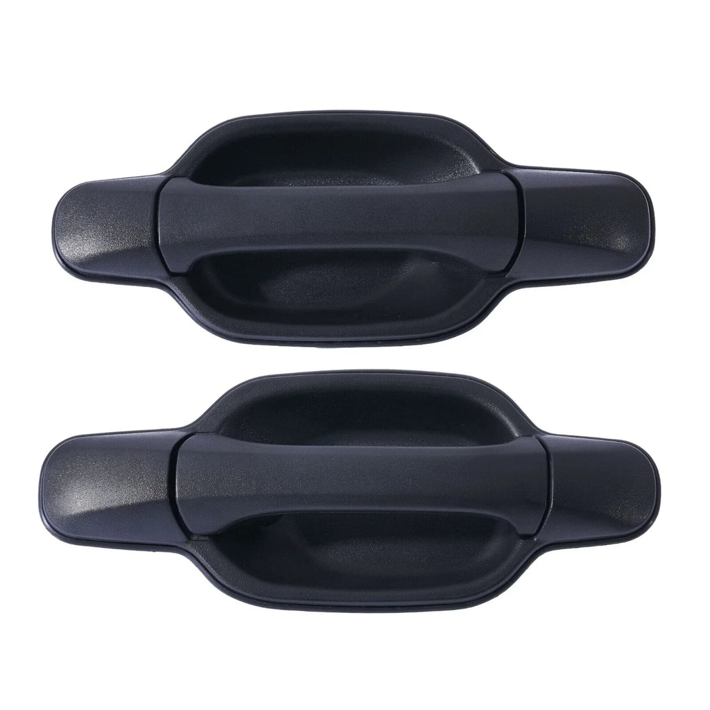Door Handle Outer 2 x for Isuzu D-Max REAR LEFT+RIGHT Black (2006–2012)