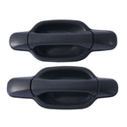 Door Handle Outer 2 x for Isuzu D-Max REAR LEFT+RIGHT Black (2006–2012)
