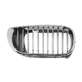 Replacement Chrome Plastic Passenger Side Hood-Mounted Grille