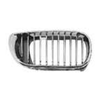 Replacement Chrome Plastic Passenger Side Hood-Mounted Grille