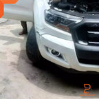 Grey Cover Fog Lamp Spot Light for Ford Ranger Ute T6 PX2 (2015-2018)