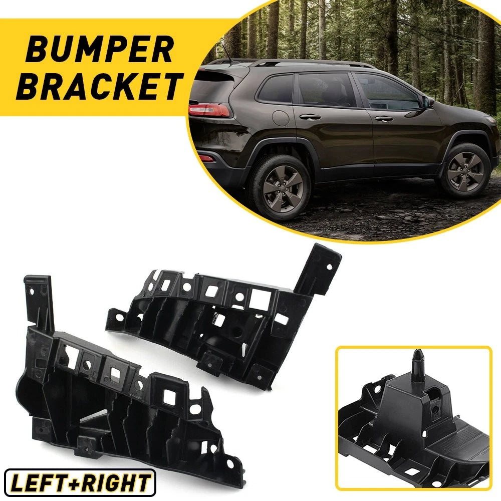 Pair Front Lower Bumper Brackets for Jeep Cherokee (2014–2018)