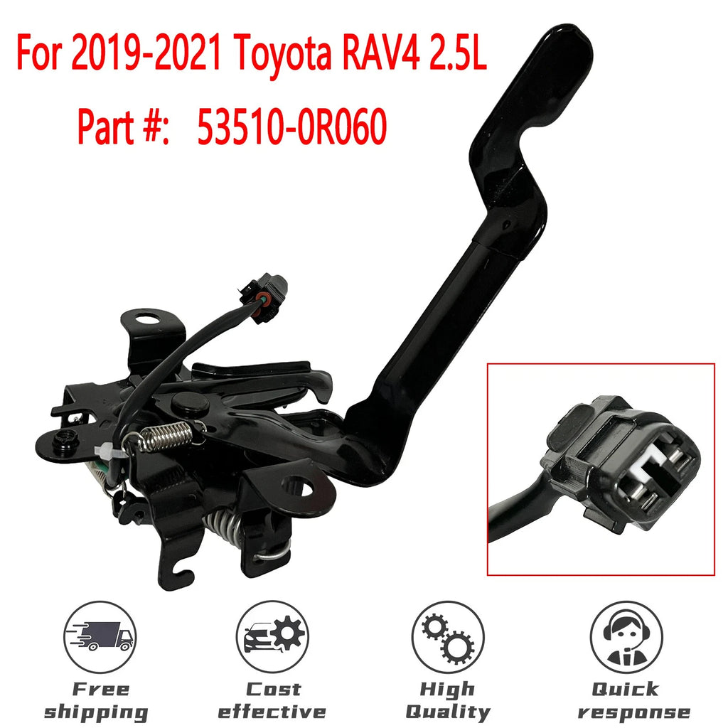 Hood Latch Lock Assembly for Toyota RAV4 2019–2021 (Part # 535100R060)