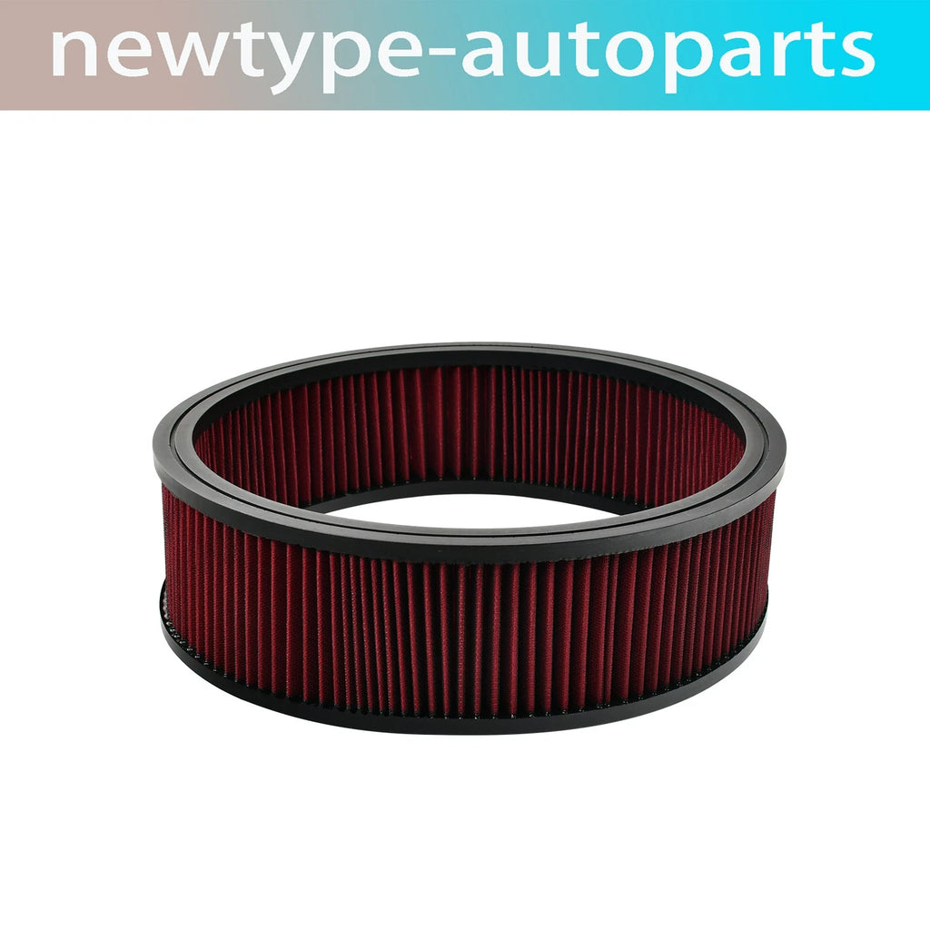 14" Round Washable Air Cleaner Filter Element for Hot Rod (Fits )