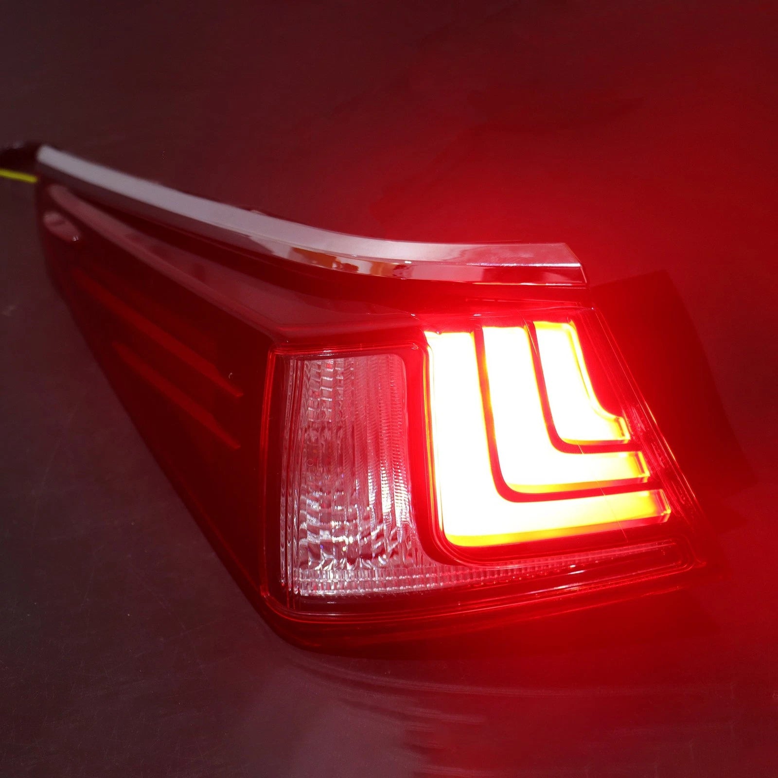 Set of 2 LED Clear Tail Lights for Lexus ES250 ES350 (2019–2021)
