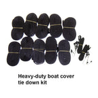 Cobia 314 Center Console T-Top Hard-Top Boat Cover (Black)
