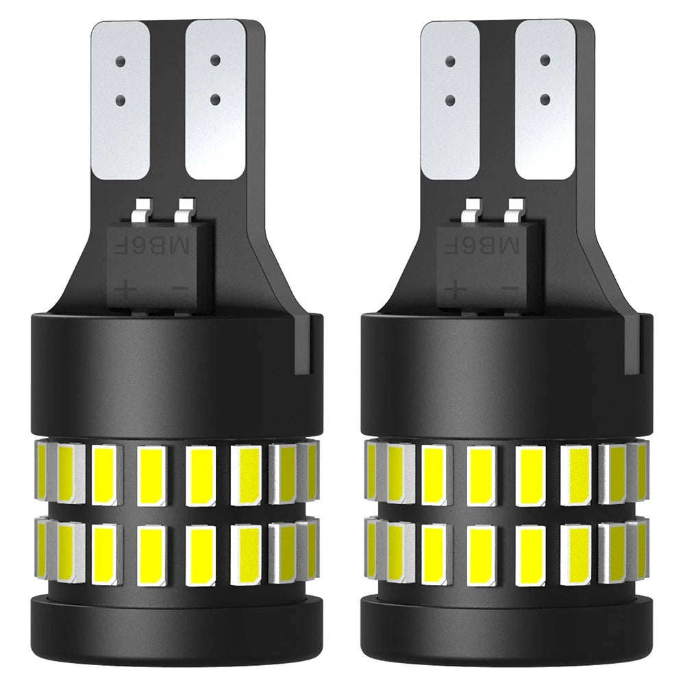 Set of 2 AUXITO LED T15 Car Bulbs for Turn Reverse Signal (3014 34SMD)
